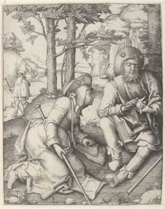 Pèlerins au repos - Lucas van Leyden